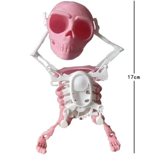 Dancing and Swinging 3D Skull Toy Carousel 6
