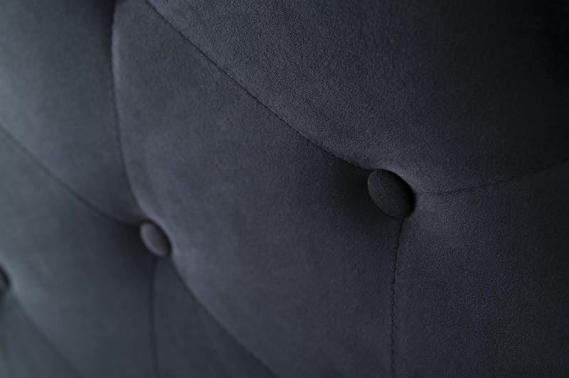 Fenland Headboard Black Velvet Super King62931716094721111