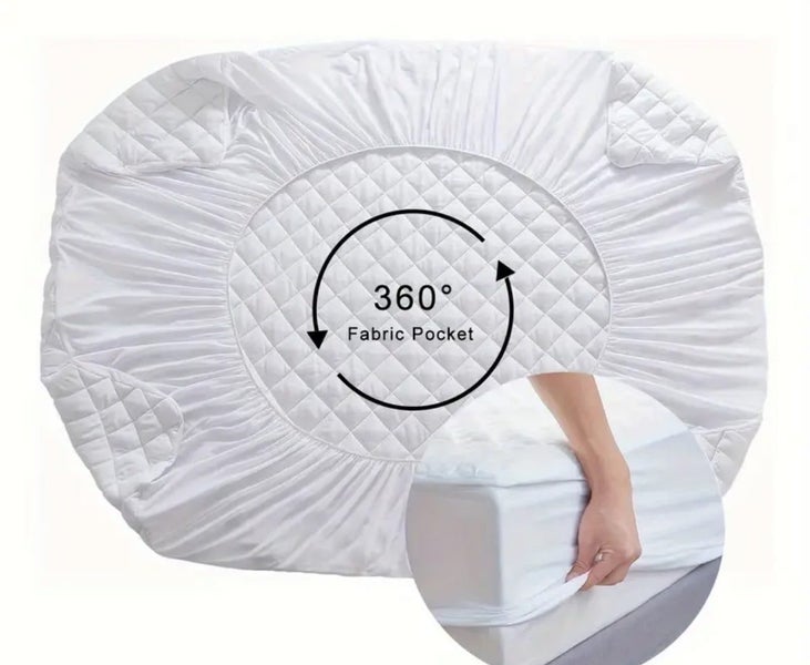 Lux Shield Cotton Waterproof Mattress Protector Super King size Carousel 2
