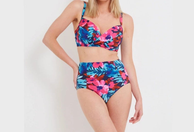 Bikini SET - Top & Bikini Pants Set - Underwire - NZ Size 14 -Choice of 3 Prints Carousel 2
