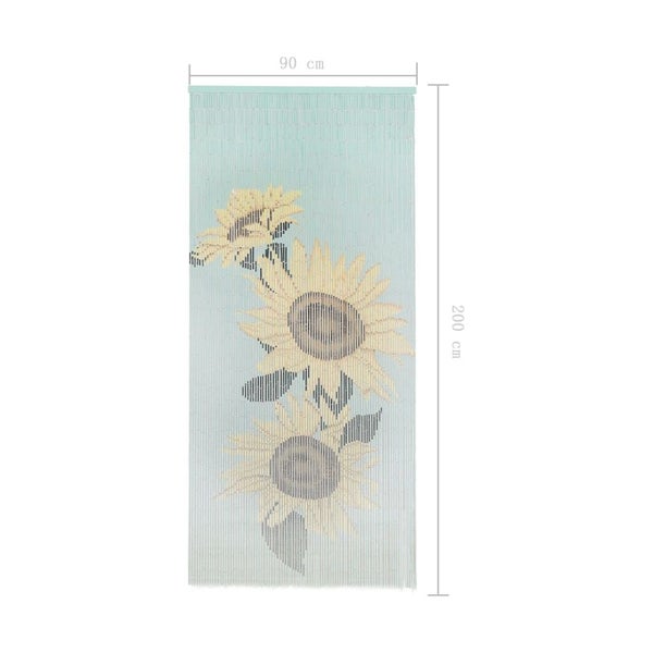 vidaXL Insect Door Curtain Bamboo 90x200 cm Carousel 6