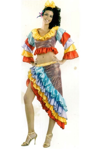 Dance Costume for TWEENS - Rumba / Latin American Costume - Suit age 9-14 Carousel 1