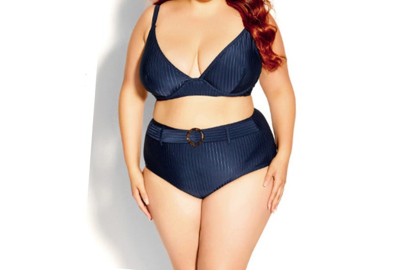 City Chic - Java Navy Blue Bikini Set - Top & Pants - XS NZ Size 14 - BNWT Carousel 1