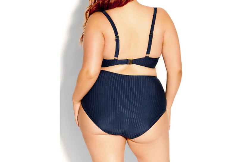 City Chic - Java Navy Blue Bikini Set - Top & Pants - XS NZ Size 14 - BNWT Carousel 2