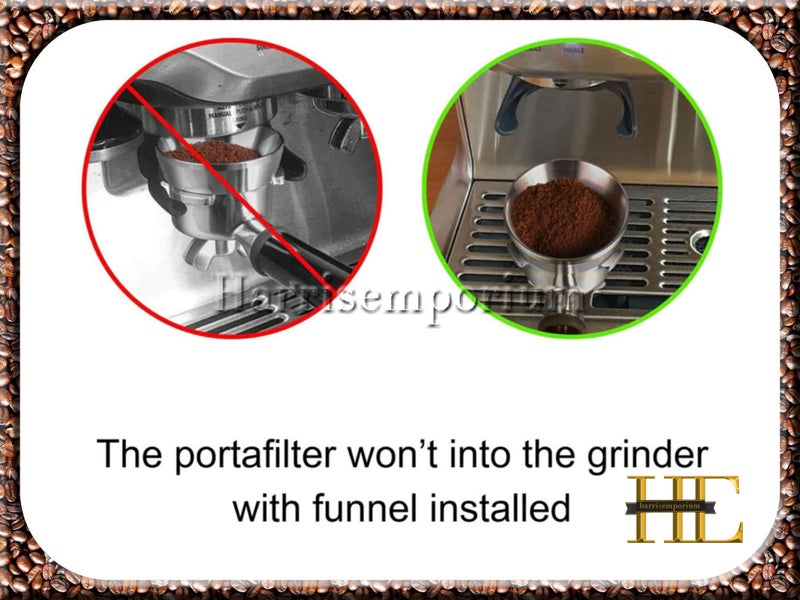 Dosing ring for Breville BES870 BES878 coffee funnel espresso funnel - 54mm Carousel 2