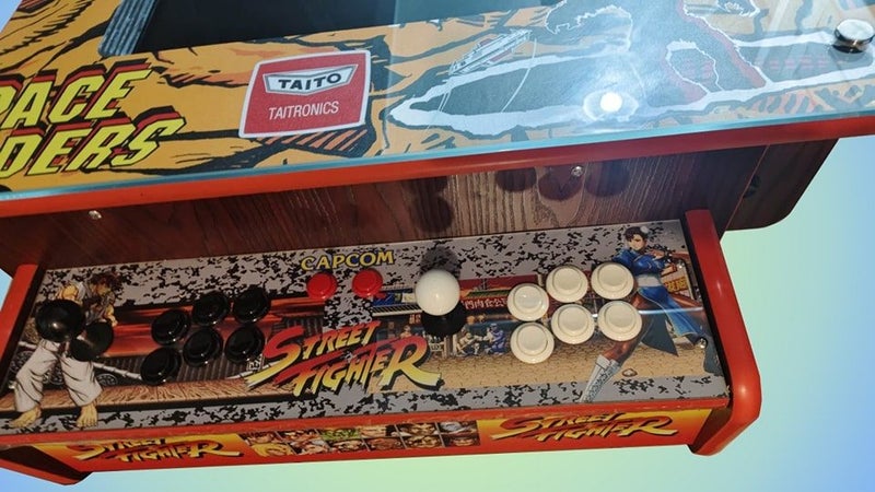Cocktail Arcade Machine,3 sided model, local made. vatical+ horizontal Carousel 2