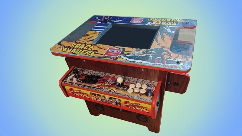Cocktail Arcade Machine,3 sided model, local made. vatical+ horizontal Carousel 1