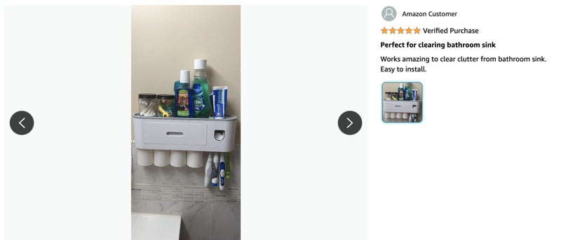 New Toothbrush Holder Rack on Afterpay Carousel 10