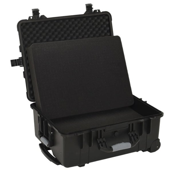 Wheeled Flight Case Black 58X45x27 Cm Pp Percussion Accessories Vida XL Carousel 1