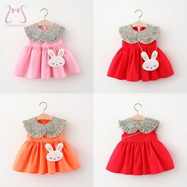 2Pcs/Set Baby Girl Clothes Sweet Kids Costume Summer Infant Sleeveless Cute F... Carousel 2