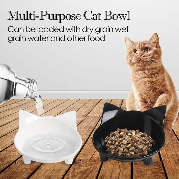 Cat Food Bowl, Anti-Skid Base, Non-Toxic Material, Dishwasher Safe, 14.5cm Di... Carousel 20