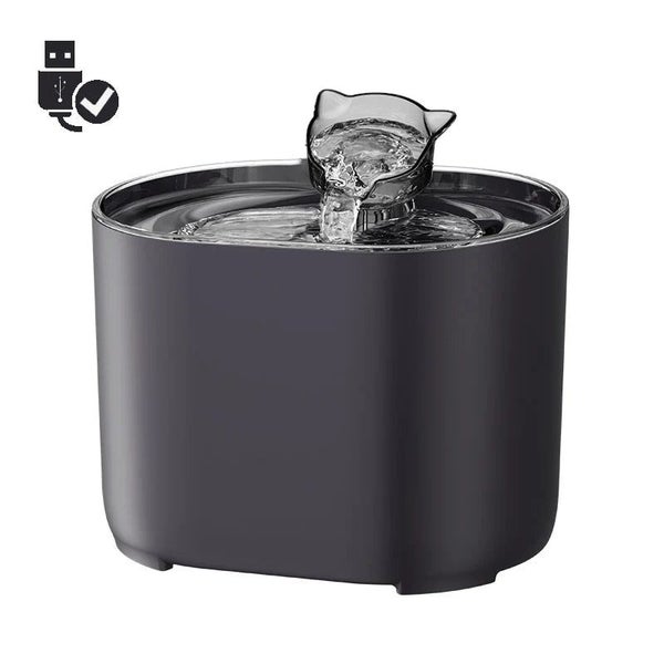 Cat Fountain Auto Filter USB Electric Mute Dog Bowl Recirculate Filtring Drin... Carousel 1