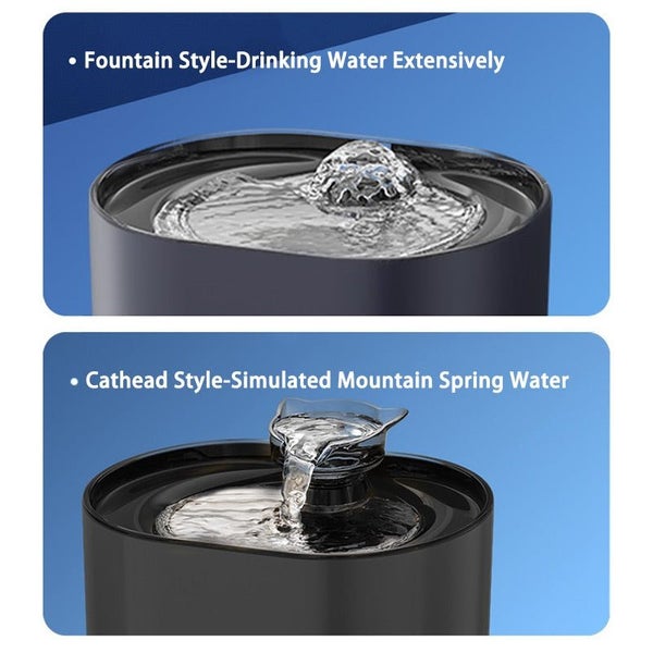 Cat Fountain Auto Filter USB Electric Mute Dog Bowl Recirculate Filtring Drin... Carousel 2