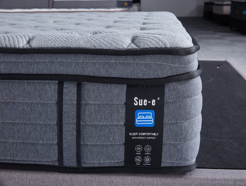 'Comfortably' 7 zones pocket spring mattress with memory foam Double Size62863870152578112