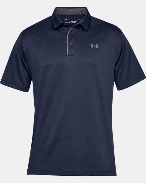 Under Armour Tech Men’s Golf Polo Shirt Navy XL Carousel 1