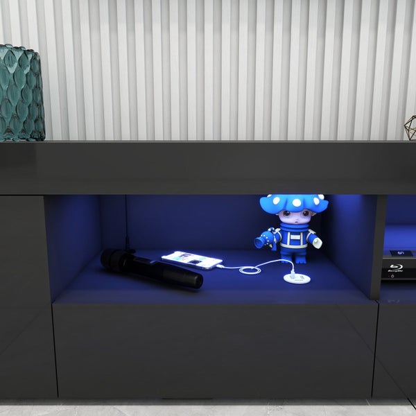 Nikki Smart TV Unit Black Carousel 2