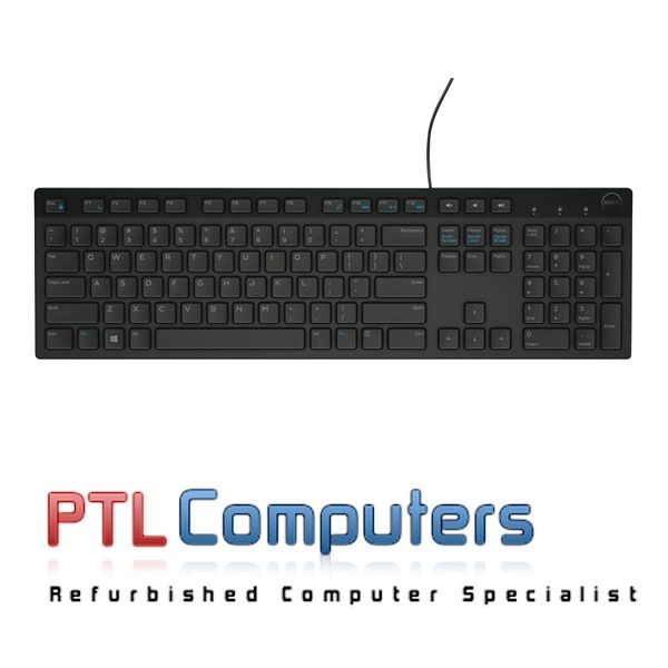 *$6.99* *Brand New Dell KB216-BK-US Slim USB Wired Keyboard Carousel 1