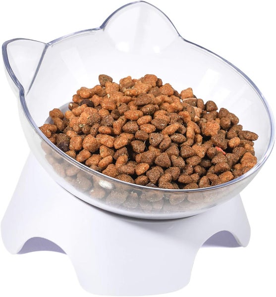 MILIFUN Raised Cat Food Bowls with Stand, Cat Dishes for Food or Water, Cat T... Carousel 1