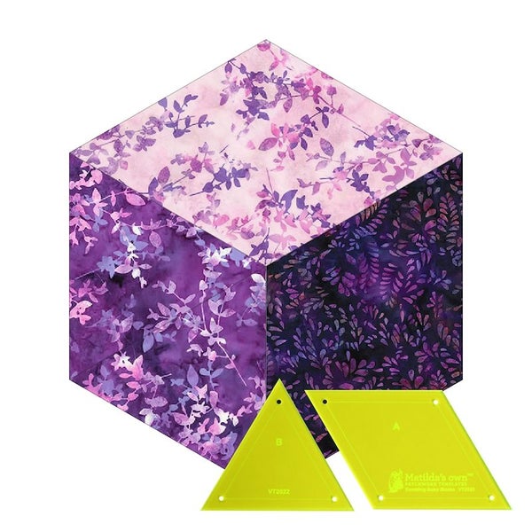 Matildas Own Quilting Patchwork Sewing Templates Tumbling Baby Blocks Carousel 1