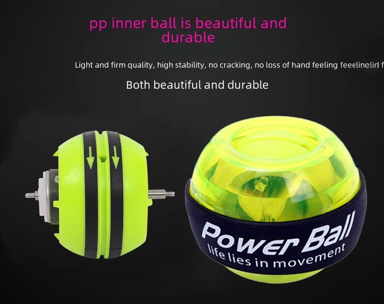 Gyroscope Force Wrist Power Ball LED New Carousel 8