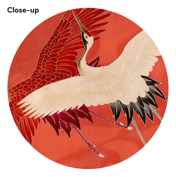 Japanese Cranes Art Print Carousel 2