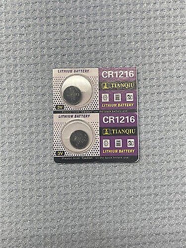2 x CR1216 Cell Lithium Battery DL1216, BR1216, ECR1216, 5034LC, LM1216 Carousel 1