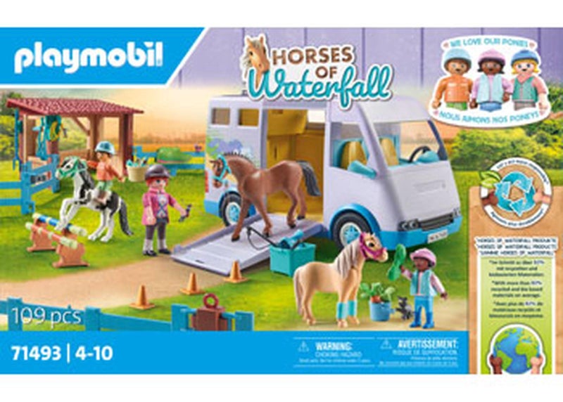 Playmobil Mobile Horse Riding School Carousel 1