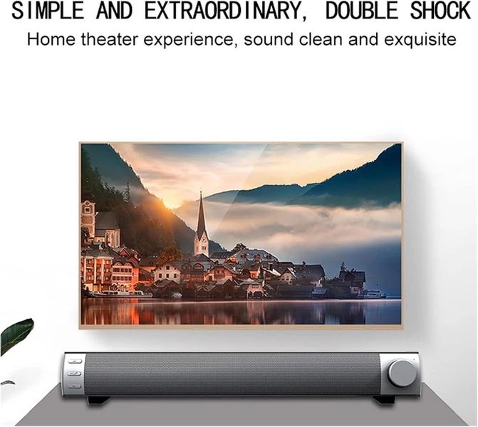 Bluetooth TV Soundbar Wireless Sound Bar Home Theater Speaker Soundbar Subwoofer Carousel 6
