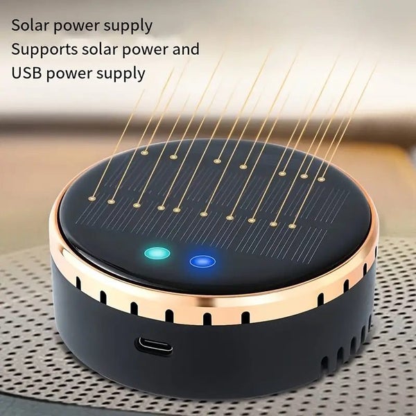 Car Solar Air Purifier Formaldehyde Odor Smoke Air Freshener Car Deodorizer Carousel 1