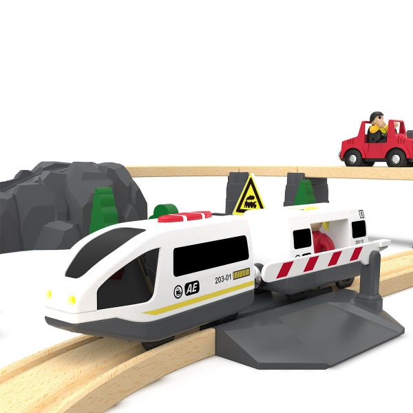 Wooden Train Set Carousel 13