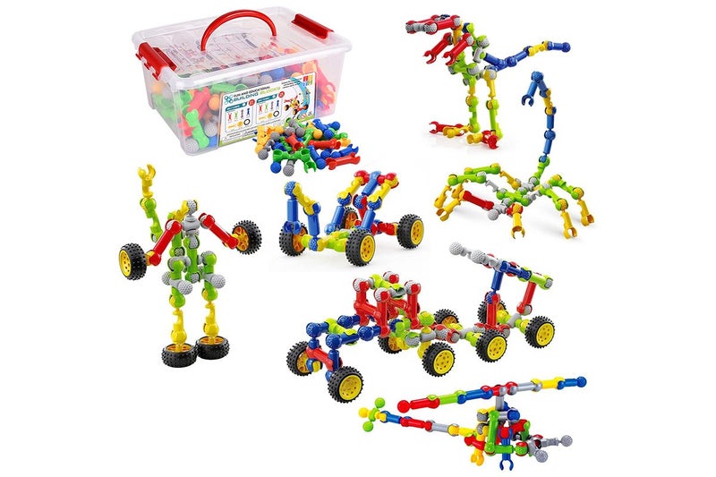 170Pcs Building Toys for Toy Box Storage Building Blocks Christmas Gifts Birthd Carousel 1
