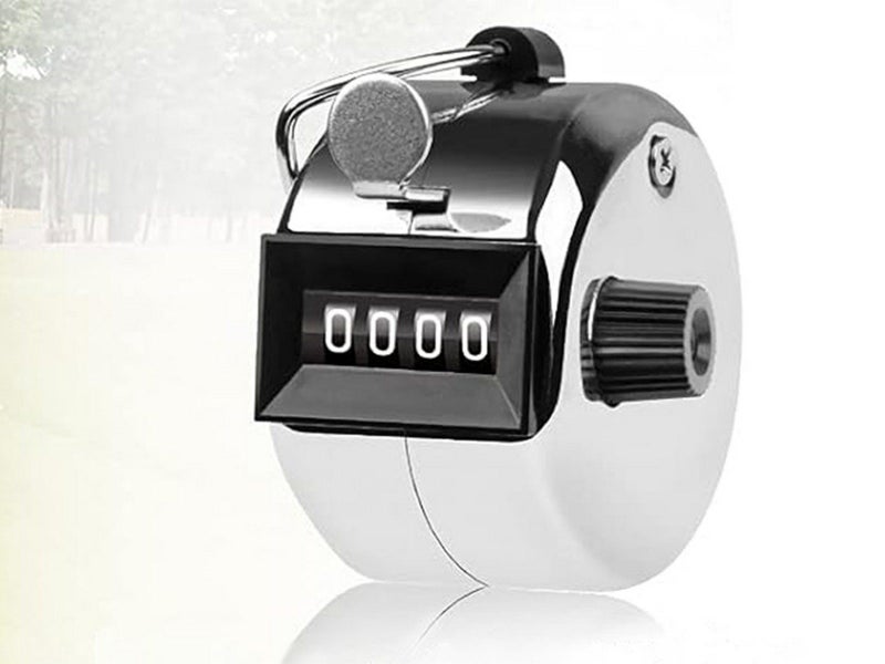 4 Digit Number Clicker Golf Hand Tally Counter Carousel 2