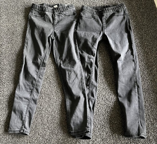 2 X GIRLS PULL ON JEGGINGS GOOD CONDITION Carousel 1