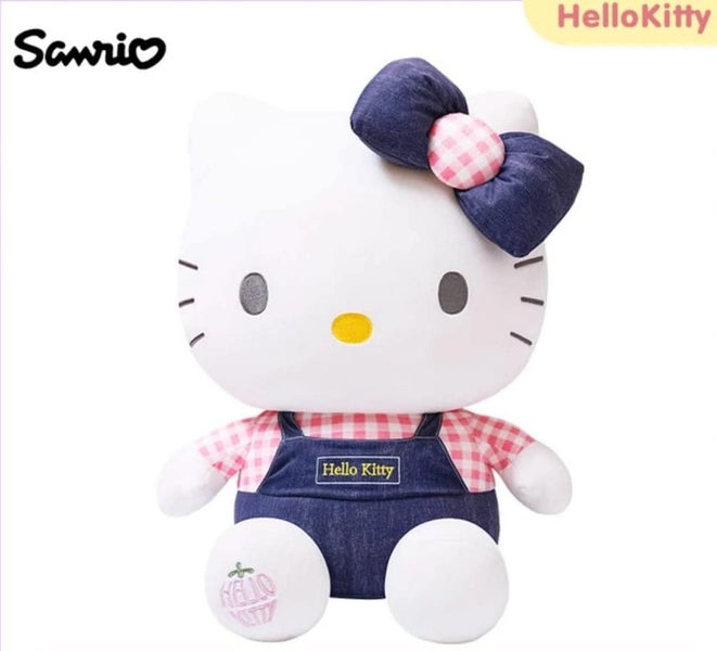 20cm Hello Kitty Overalls Outfit Plush Doll Sanrio Licenced Carousel 2