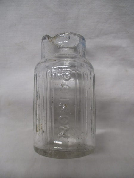 Vintage Poison Bottle - Clear Shear Top - BT9 6232 Carousel 2