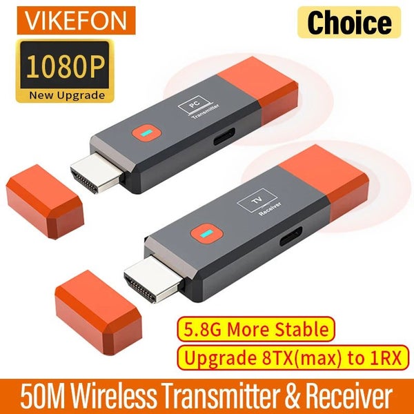Wireless HDMI Video Transmitter and Receiver Extender kit Stick Dongle Adapte... Carousel 2