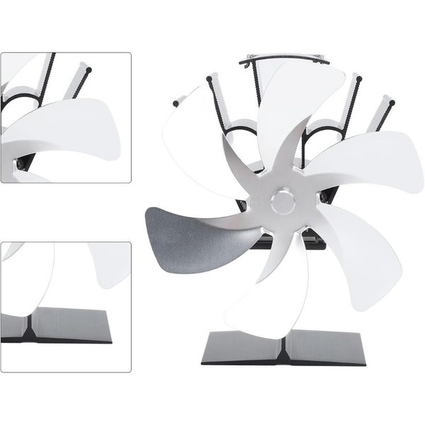 New Heat Powered Silent Fireplace Stove Fan Afterpay Carousel 2