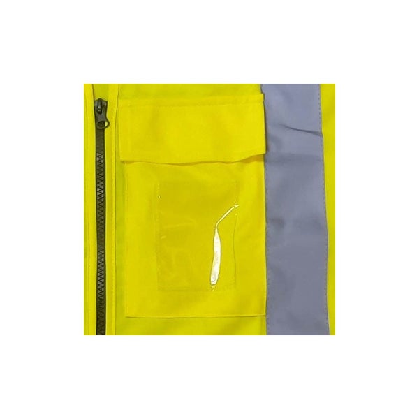 Yellow HiViz X-Back Vest Transit 5XL - 5 Pack Carousel 3