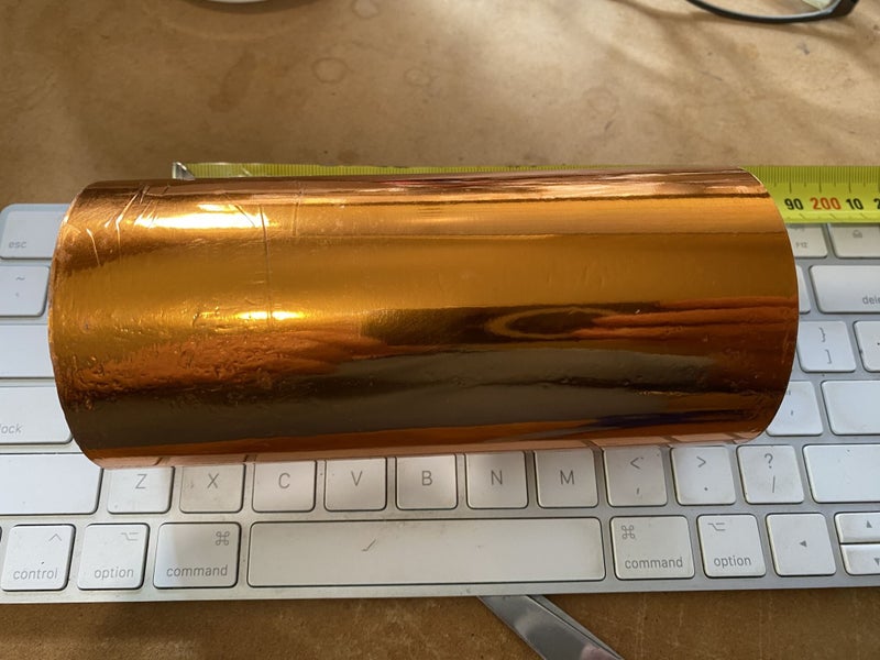 HEAT TRANSFER - HOT PRESS STAMP METALLIC FOIL ROLL $5 & $10 RESERVE SALE ON FOIL Carousel 1