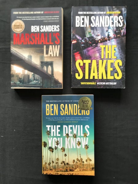 A TRIO OF BEN SANDERS BOOKS - BESTSELLING NEW ZEALAND AUTHOR Carousel 1