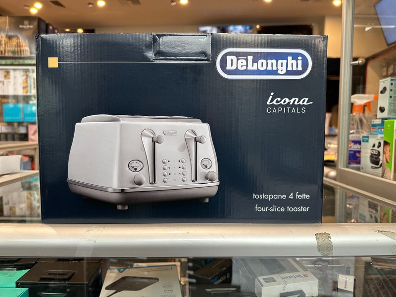 Delonghi Icona Capitals 4 Slice Toaster - Sydney White + AfterPay Carousel 1