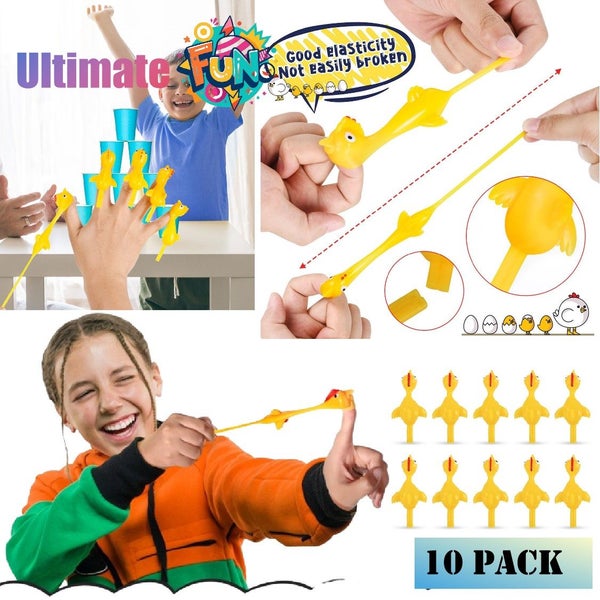 NEW new 10Pcs Squishy Fidget Toys Slingshot Squeeze Chicken *Clearance* Carousel 1