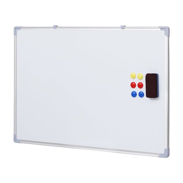 Magnetic Whiteboard 60x90cm Erase Board Marker Eraser Tray Home Office School Carousel 1
