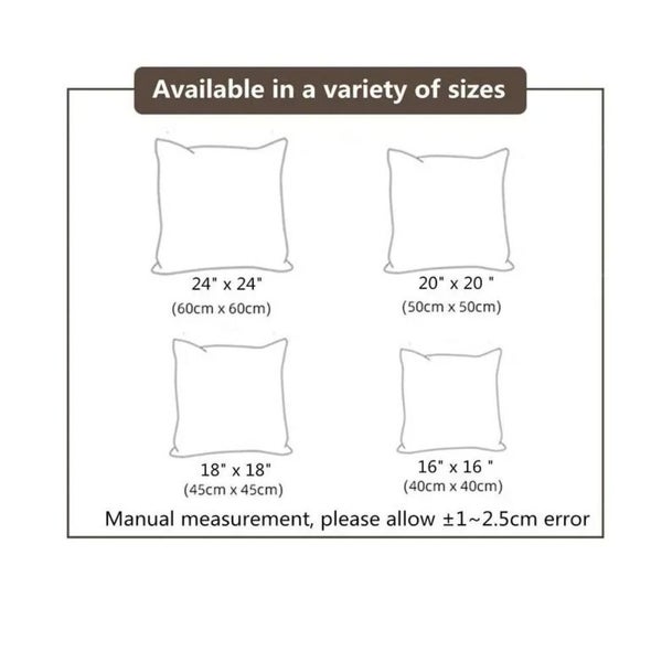 Anyhouz Pillowcase Sky Blue Snowman Christmas Winter Cotton Polyester Cushion... Carousel 3