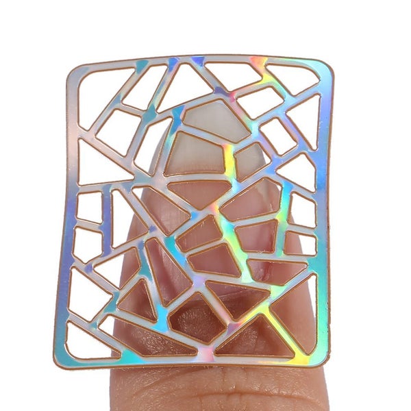 New Nail Art Stickers Hollow Nail Transfer Decals Carousel 1