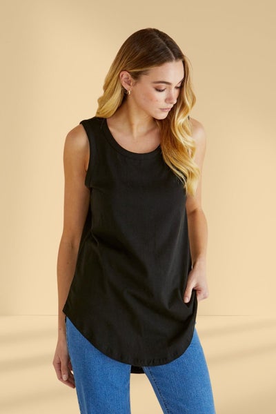 Betty Basics Keira Tank Black Carousel 1
