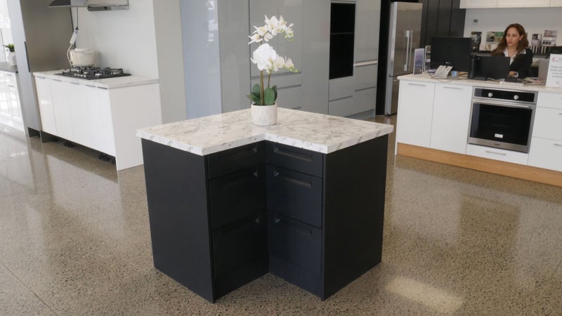 Fully assembled disply unit Corner Cabinet Carousel 1