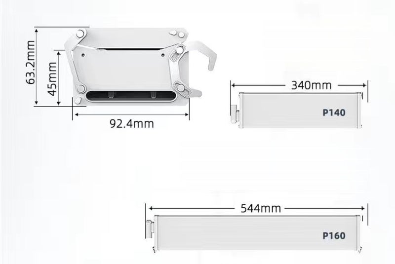 2025 Ultra-Quiet Aquarium Top-Mounted Flip-top Drip Filter Box 55-66cm Fish Tank Carousel 11