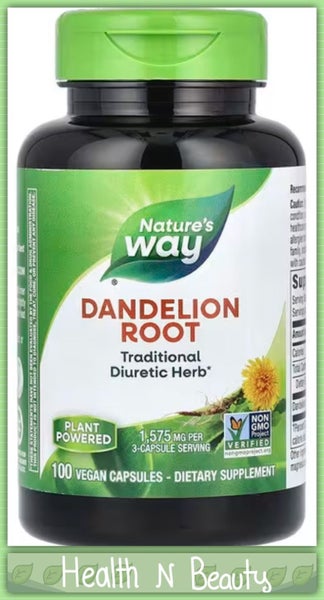 DANDELION ROOT 525 MG 100 VEGAN CAPS - E0529 Carousel 1