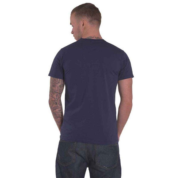 Def Jam Recordings T Shirt Logo and Stylus new Official Mens Navy Blue Carousel 2